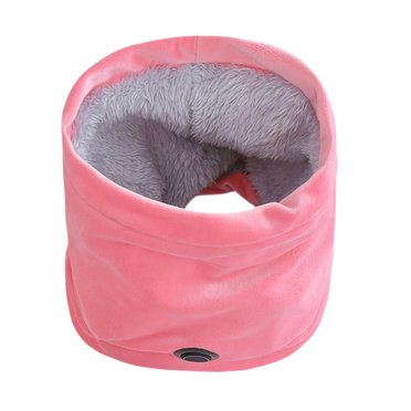 Foulard Chauffante Chauffe-Cou d'Hiver Alimenté par USB avec Trois Options de Température, Cache-Cou en Peluche Ajustable pour Activités de Plein Air par Temps Froid