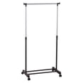 thumbnail image 2 of EGNMCR Hooks for Hanging Clothes Rack With Wheels Clothes Rack Height Clothes Trolley Clothes Airer Rolling Cabinet Single Coat Rack In Tube Style shelf shelf, 2 of 7