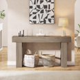 thumbnail image 5 of Tribesigns Table Console 63 Pouces de Long, Table Rectangulaire en Bois derrière le Canapé, 5 of 5
