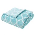 thumbnail image 2 of Madison Park Jeté Ogee Surdimensionné, 60 par 70 Pouces, Aqua, 2 of 5