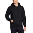 thumbnail image 3 of Hanes Mens ComfortBlend EcoSmart Pullover Hoodie Sweatshirt, M, Black, 3 of 5