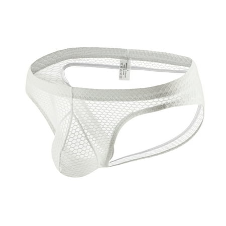 FhsagQ Plus Size Lingerie for Women Crotchless Men's Underwear Boxer Briefs Mesh Breathable Underpants Lingerie Sets for Women Women's Lingerie Sets Crotchless Green White L