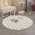 thumbnail image 2 of Sentmoon Kitchen Rugs Non Slip Washable Rugs for Living Room Round Carpet Sofa Round Cushion Floor Cushion Living Room Coffee Table Carpet Facecloth Floor Cushion for Garage, Patio, RV, Camping, 2 of 7