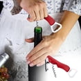 thumbnail image 1 of Multifunctional Wine and Beer Opener - Portable Corkscrew with Foil Cutter Stainless Steel Lever Action Ergonomic Non-Slip Handle Kitchen, JKODE, 1 of 9