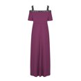 thumbnail image 4 of Gspmoly Robe pour Femmes, Robe à Épaules Dénudées pour Femmes, Robe à Manches Longues à Col en V, Robes de Mariage pour Femmes, Cadeaux de Vacances, 4 of 6