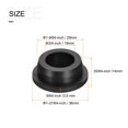 thumbnail image 2 of Unique Bargains Support à Oeillets en Caoutchouc Dia 1-9/64 Pieds (29mm) Rond Type T pour Protection de Fil, Lot de 4, 2 of 5