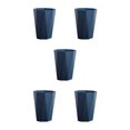 thumbnail image 2 of ZheElen PP Office And Home Waste Bin - 6L Capacity Easy Access Kitchen Large Capacity Kitchen Bedroom Dark Blue L 5Set, 2 of 6