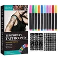 thumbnail image 1 of Temporary Tattoo Ink Easy To Clean Tattoo Markers for Body Art Painting Drawing, 1 of 10