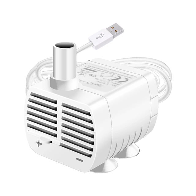 Pet Water Fountain 5V Usb Mini Submersible Pump High Lift Submersible Pump Suitable for Pet Fountain Aquarium Fish Tank Pond Fountain Hydroponic Submersible Water Pump