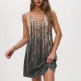 thumbnail image 5 of Ovzne Robes d'Été pour Femmes Robe de Plage Robe Tendance Décontractée Imprimée avec Poches Sans Manches Col de Jardin Robe de Printemps Robe Imprimée Liquidation, 5 of 5