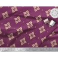 thumbnail image 2 of Soimoi Poly Georgette Fabric Floral Block Print Sewing Fabric Yard 52 Inch Wide, 2 of 5
