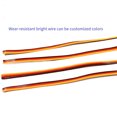 thumbnail image 2 of Wweixi Universal Model Extension Cord Wire Connectors - Premium ABS Servo Extension Cable Extension 100MM 1Set, 2 of 6