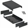 thumbnail image 1 of 1593NBK - PROJECT BOX 4.4X2.9X1IN PLAS BLK WITH PANEL, 1 of 1