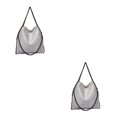 thumbnail image 3 of kurtrusly 1/2/3 Wide Application Convenient And Practical Chain Handbag For Women - Foldable Shoulder Bag Fashion PU Chain Shoulder Bag gray 2PCS, 3 of 6