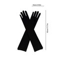 thumbnail image 3 of Mefallenssiah Gants d'Opéra Longs en Spandex Extensible pour Adultes, 3 of 7