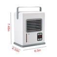 thumbnail image 3 of RXIRUCGD Portable Conditioner, Evaporative Cooler In 2 Speed, USB/AC Conditioner With Timer For Home Office, Bedroom, 3 of 6