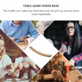 thumbnail image 2 of Miangastore Game Cards Holder Playing Card Holder Wood Playing Card Stand Home Supply, 2 of 9