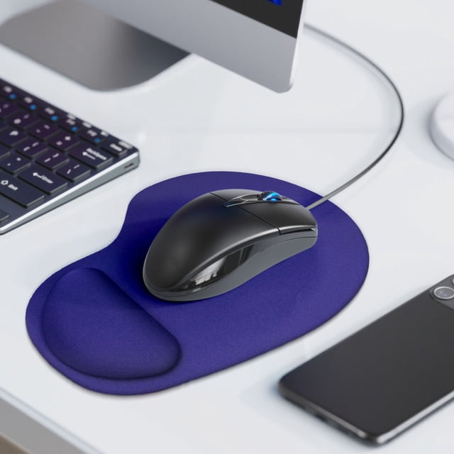 HWRETIE Gel Wrist Rest Mouse Pad Computer Gaming Mat Ergonomic Support Pad For PC Laptop Office Use