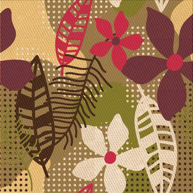 Ahgly Company Tapis d'Intérieur Lavable en Machine Carré Transitionnel GoldenRod Or, 4 Pieds Carré