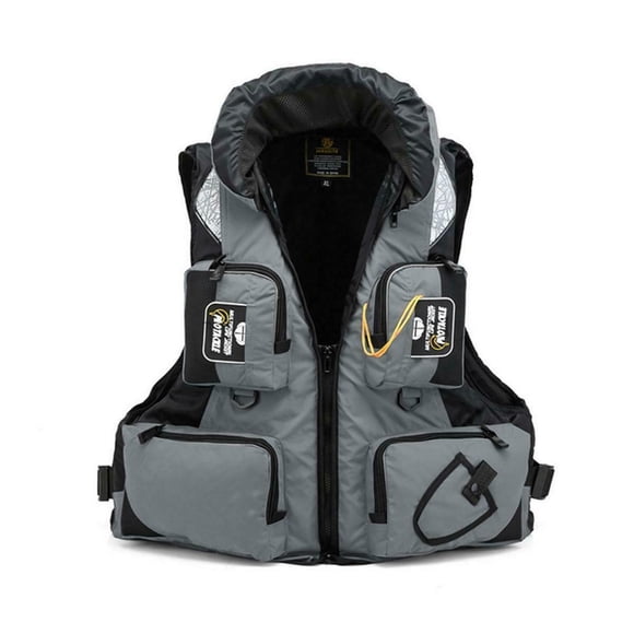 Life Jacket Safety Vest Adjustable Buoyancy for Sailing Kayak Canoeing Fishing