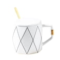 thumbnail image 2 of Rvkxad Ceramic Coffee Mug, 13oz Capacity with Lid and Spoon, Hot Chocolate Cup, Gift Mug, 2 of 6