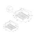 thumbnail image 3 of Novogratz Camilla Metal Canopy Bed, 3 of 9