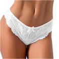 thumbnail image 2 of Culottes pour Femmes Aguichant Mignonnes à Nœud, Design Crochet, Dentelle Intégrale, Taille Basse, 2 of 9