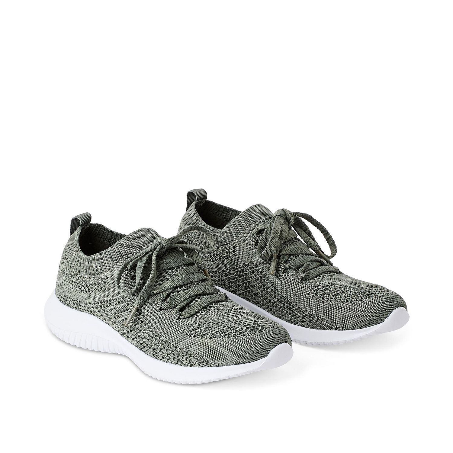 Athletic Works Women's Knit Slip-On Sneakers