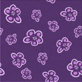 thumbnail image 1 of Ahgly Company Machine Washable Indoor Square Transitional Purple Iris Purple Area Rugs, 4' Square, 1 of 7
