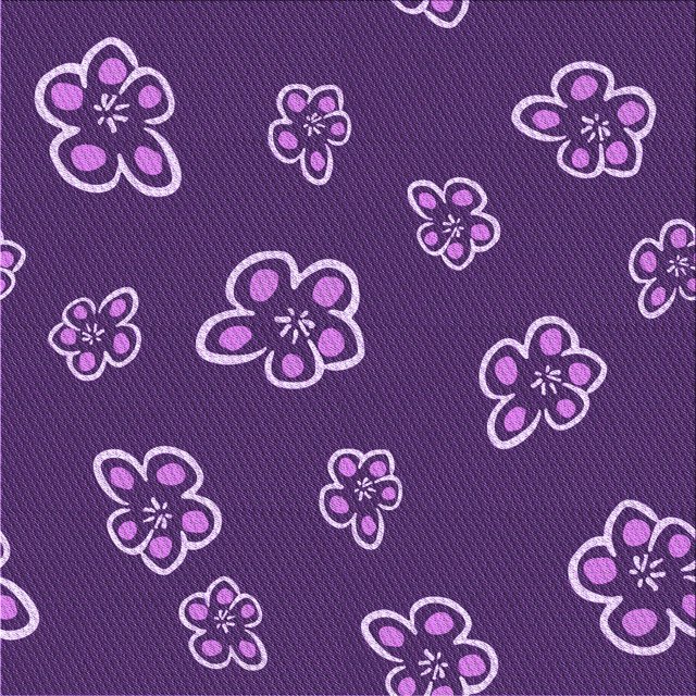 Ahgly Company Machine Washable Indoor Square Transitional Purple Iris Purple Area Rugs, 4' Square