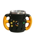thumbnail image 1 of Chmadoxn Steering Wheel Resin Stainless Steel Mug a mug, 1 of 2