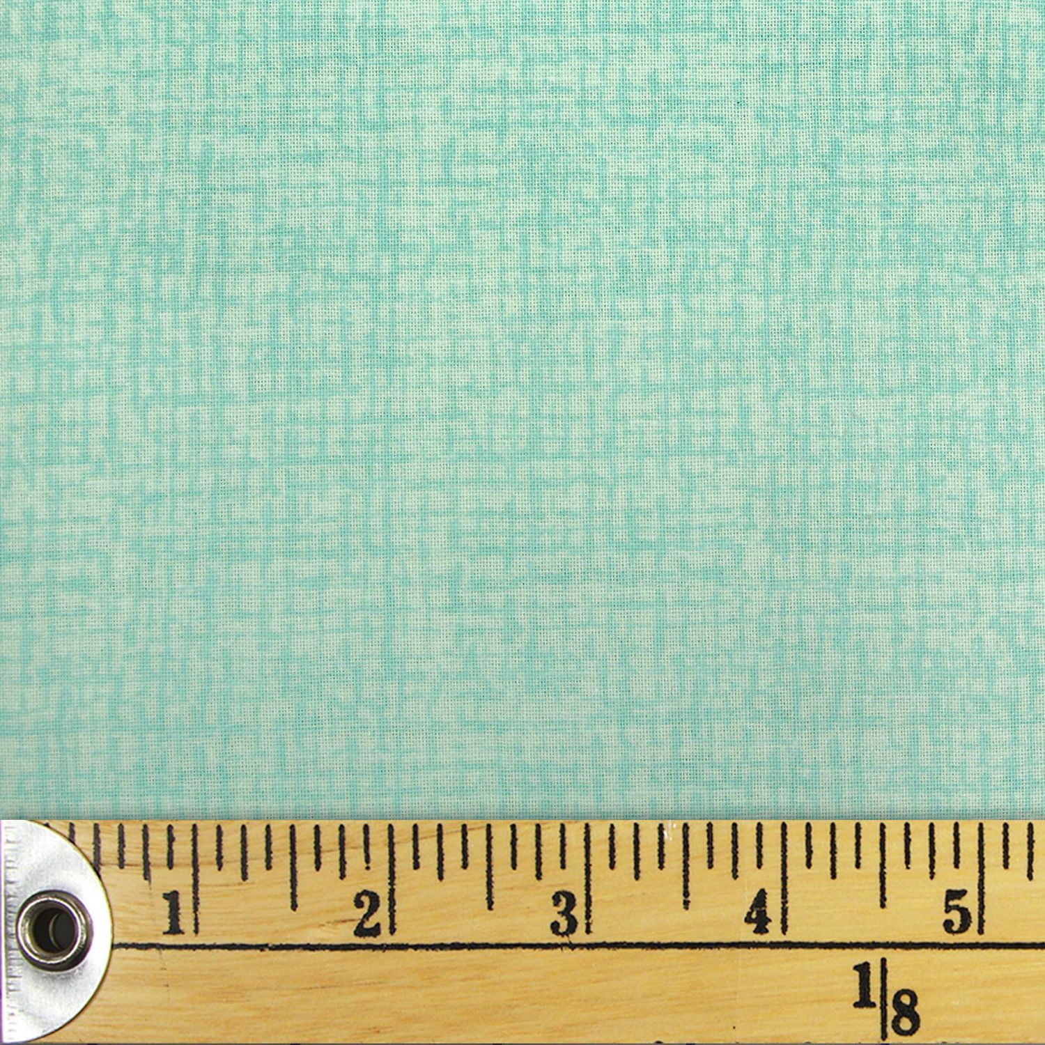 FABRIC CREATIONS blanc avec vert crayon hachuré coupon fat quarter en coton 45 × 53 cm (18 × 21 po)