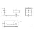 thumbnail image 4 of Carbon Steel Adjustable Black Powder Coated Bottom Floor Guide Stay Roller Barn Door Hardware ,Easy to Install, 4 of 7