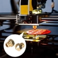 thumbnail image 2 of 3D Printer Nozzle Metal Extruder Nozzle 3D Printer MK10 Metal Accessory Replacement for MK10, Brass, 1.75/0.6mm, 2 of 8
