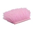 thumbnail image 2 of HLONK 1 Yard Dyed Ostrich Feather Fringe Trim Ribbon Embellishment Cream, 2 of 8