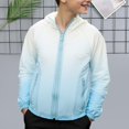 thumbnail image 2 of Veste de Protection Solaire pour Garçons Upf Été à Capuche Mince Manteau Vêtements pour Enfants 1 Pce, 2 of 9