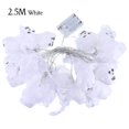 thumbnail image 2 of MesaSe Light String Halloween LED Ghost Battery Lamp Festival Horror Party Decoration  20 LED  White  5m, 2 of 8