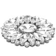 thumbnail image 3 of 2pcs Rhinestone Crystal Applique Sew On Faux Pearl Patch for Clothes Shoes Bag (#1), 3 of 8