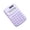 Purple, variant on Nilvkv Basic Standard Calculators Mini Digital Desktop Calculator with 8-Digit LCD Display Pocket Size for Home Schoo1