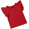 thumbnail image 1 of Toddler Girl Ruffles Sleeve T-shirt, 1 of 3