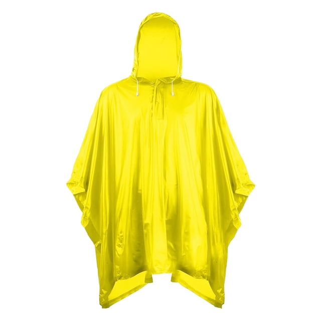 1 Paquet de Ponchos de Pluie pour Adultes Imperméables Réutilisables Manteau de Pluie d'Urgence Robuste avec Capuchon à Cordon Manteau de Pluie pour Hommes Manteau de Pluie Manteau de Pluie pour Femmes Manteau Rave pour Hommes Manteau de Pluie à Enfiler Coupe-Vent