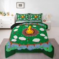 thumbnail image 2 of Erosebridal Nature Adventure Comforter Sets Queen Size, Rustic Camper Comforters & Duvets, Wood Plant Decor, Reversible 3-Piece, 2 of 7