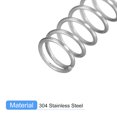 thumbnail image 4 of Unique Bargains Compression Spring, 5 Pack 304 Stainless Steel, 3mm OD, 0.3mm Wire, 10mm Length, 4 of 6