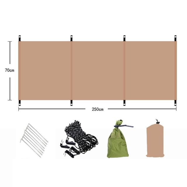 Bgsha Outdoor Windscreen Portable Windshield Privacy Screen For Camping Picnic BBQ Green Yellow White Camping Windscreen