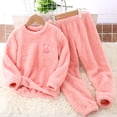 thumbnail image 2 of Boys Winter Outfits Set Long Sleeve Cartoon Print Tops and Pants for Kids 2PCS Clothes Set, 2 of 4