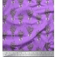 thumbnail image 1 of Soimoi Blue Poly Georgette Fabric Semi Circle Geometric Printed Fabric 1 Yard 42 Inch Wide, 1 of 5