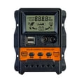 thumbnail image 1 of Yeacher 30A Solar Charge Controller Solar Panel Battery Regulator with Dual 5V USB Port 12V/24V PWM Auto Parameter Adjustable LCD Display, 1 of 7