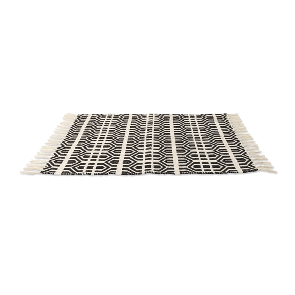Thyme & Table Geo Floormat, Black & White