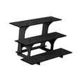 thumbnail image 4 of simhoa 3 Tier Corner Tiered Display Stand 3 Step Corner Display Rack for Tradeshows Straight black, 4 of 8