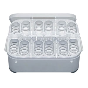 Conteneur Organisation Conteneurs de stockage de légumes et de fruits Contenants de congélateur Contenoires de stockage jetables réutilisables contenants avec lids pour les aliments en verre Entreposage des aliments Grand dispositif de contrôle de la température des oeufs